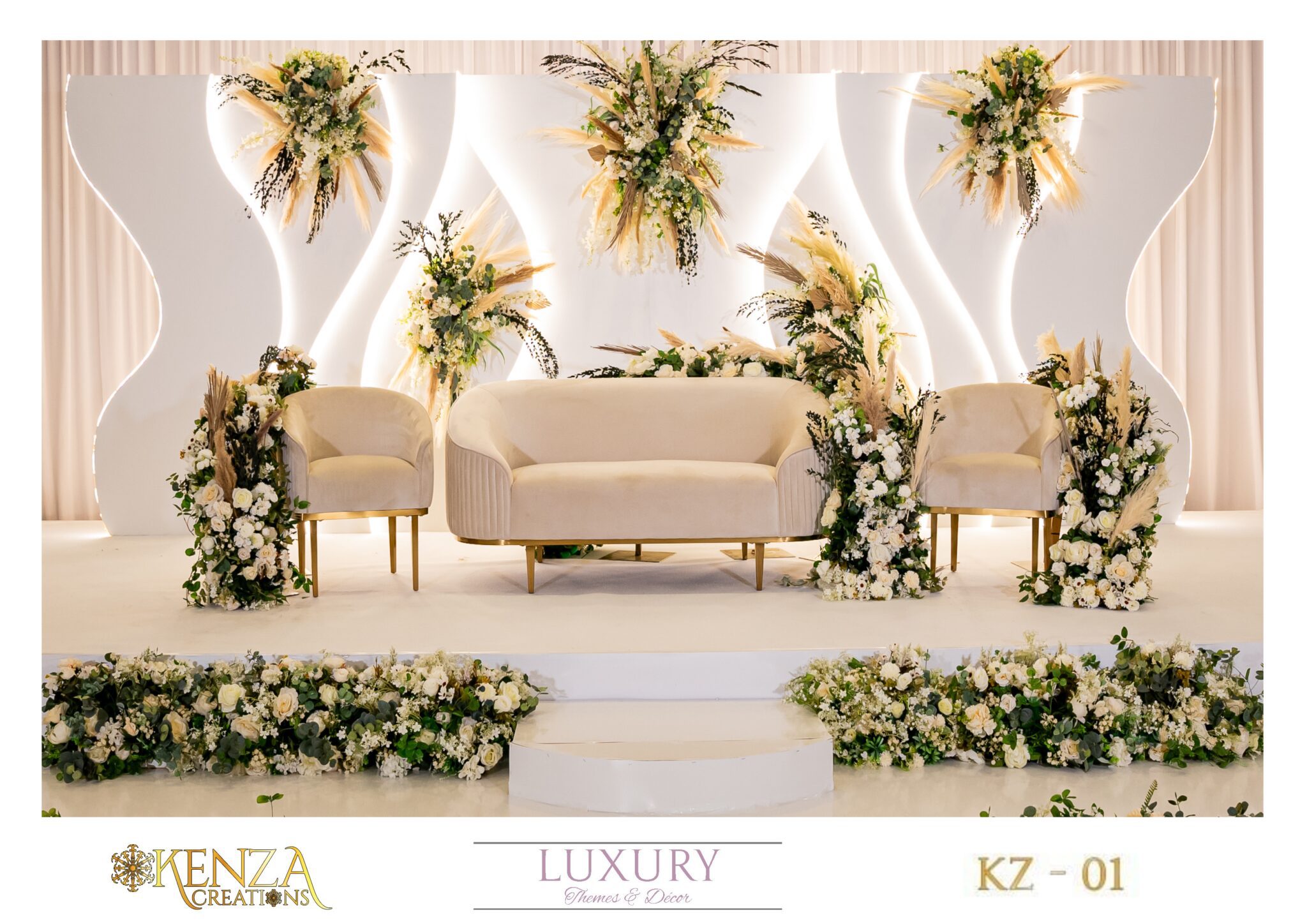Relax on Your Big Day—Let Kenza Creations Handle the Decor