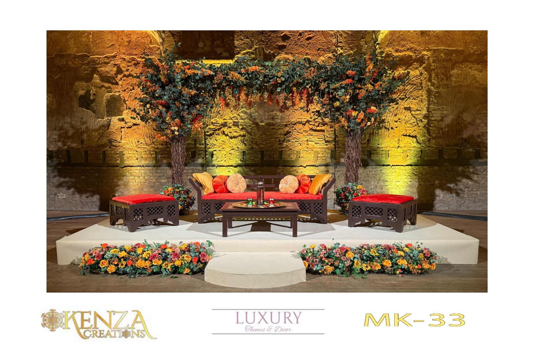 How to Style a High-Impact Reception Using a Single Colour Palette